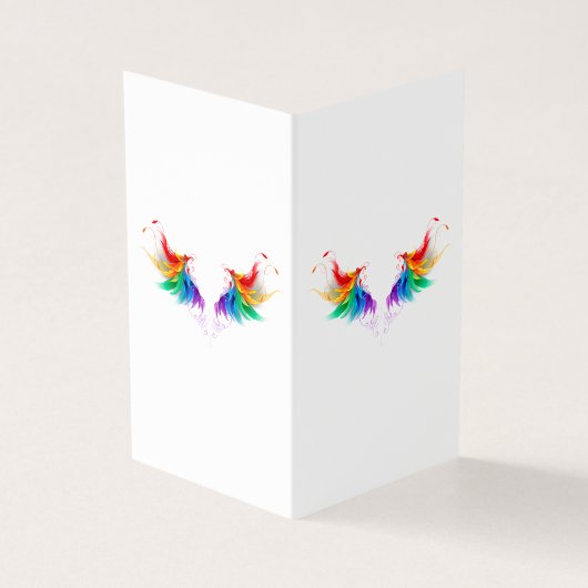 Fluffy Rainbow Wings (Outside)
