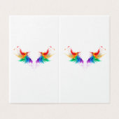 Fluffy Rainbow Wings (Outside Unfolded)