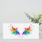 Fluffy Rainbow Wings (Standing Front)