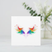 Fluffy Rainbow Wings (Standing Front)