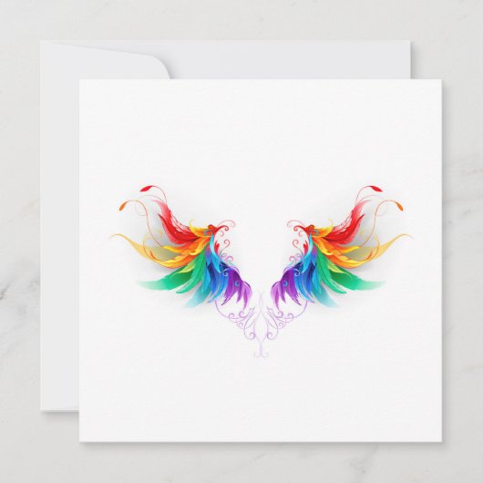 Fluffy Rainbow Wings (Front)