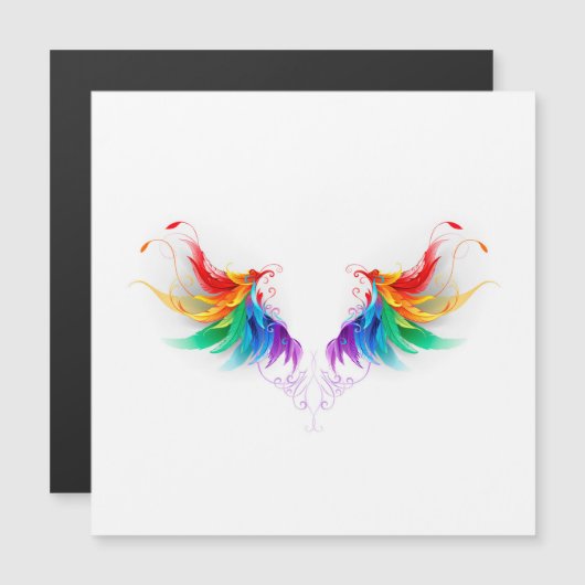 Fluffy Rainbow Wings (Front/Back)