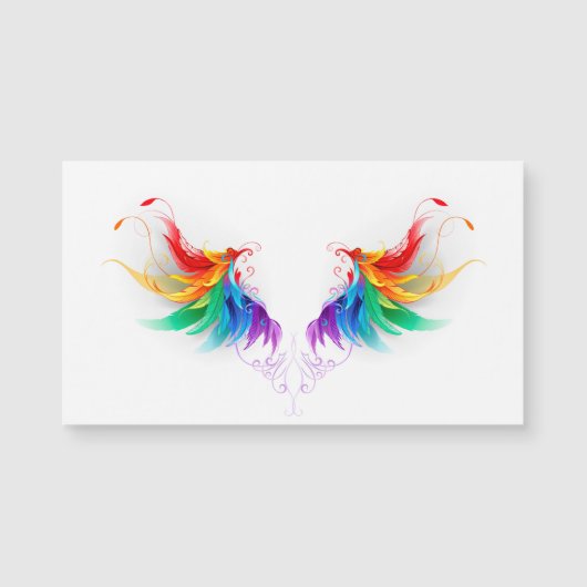 Fluffy Rainbow Wings (Front)