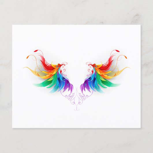 Fluffy Rainbow Wings (Front)