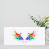 Fluffy Rainbow Wings (Standing Front)