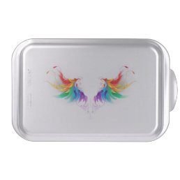 Fluffy Rainbow Wings Cake Pan