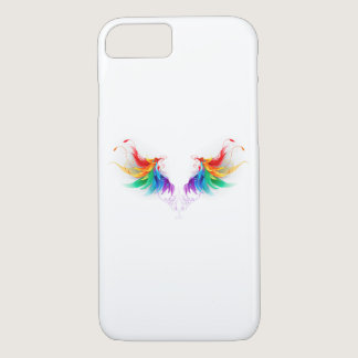 Fluffy Rainbow Wings iPhone 8/7 Case