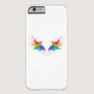 Fluffy Rainbow Wings Barely There iPhone 6 Case