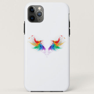 Fluffy Rainbow Wings iPhone 11 Pro Max Case