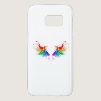 Fluffy Rainbow Wings Samsung Galaxy S7 Case