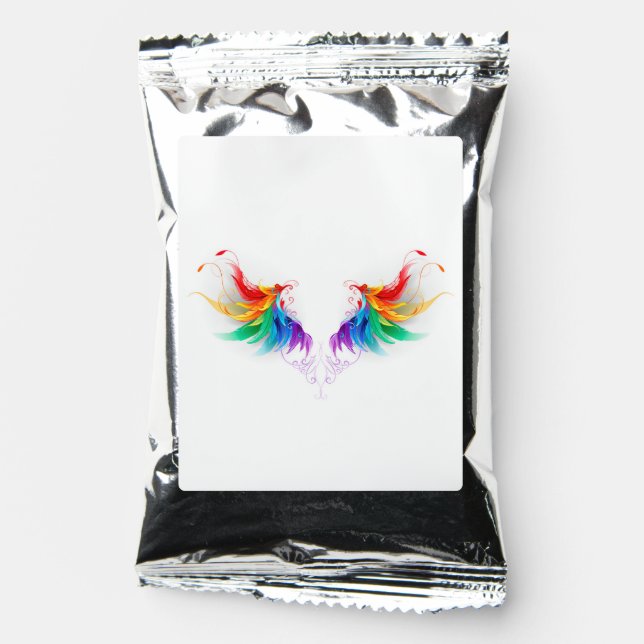 Fluffy Rainbow Wings Coffee Drink Mix (Front)