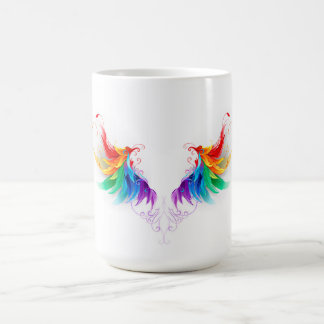 Fluffy Rainbow Wings Coffee Mug