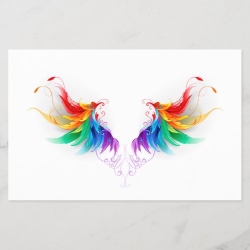 Fluffy Rainbow Wings Flyer