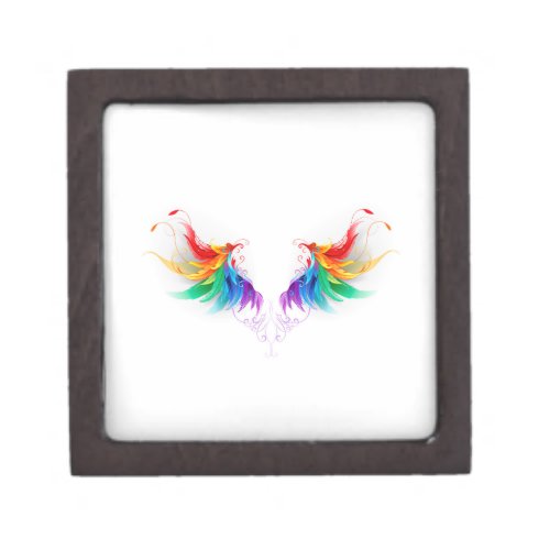 Fluffy Rainbow Wings Gift Box