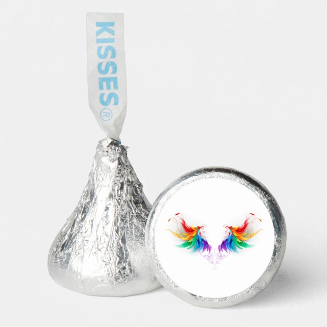 Fluffy Rainbow Wings Hershey®'s Kisses® (Front)