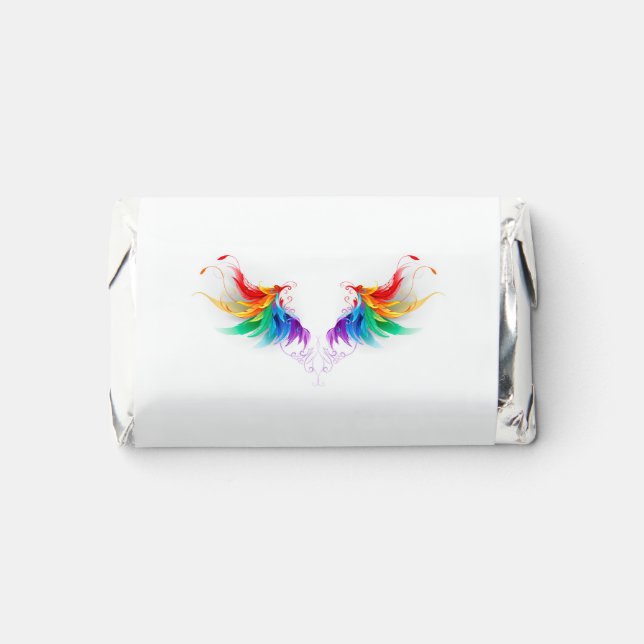 Fluffy Rainbow Wings Hershey's Miniatures (Front)