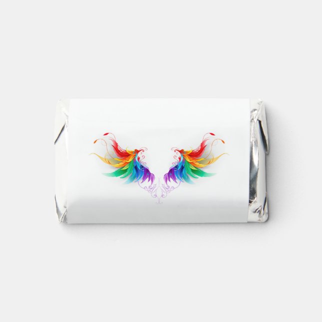 Fluffy Rainbow Wings Hershey's Miniatures (Front)