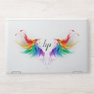 Fluffy Rainbow Wings HP Laptop Skin