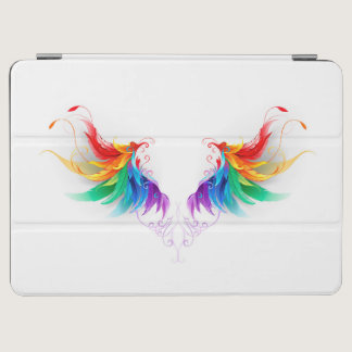 Fluffy Rainbow Wings iPad Air Cover
