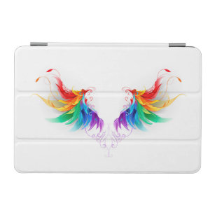 Fluffy Rainbow Wings iPad Mini Cover