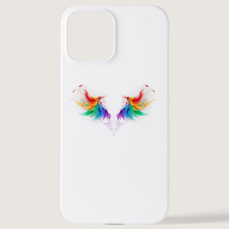 Fluffy Rainbow Wings iPhone 12 Pro Max Case
