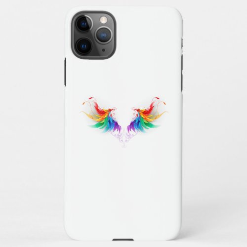 Fluffy Rainbow Wings iPhone 11Pro Max Case
