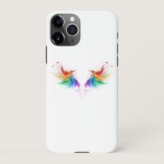 Fluffy Rainbow Wings iPhone 11Pro Case
