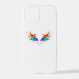 Fluffy Rainbow Wings iPhone 12 Pro Case