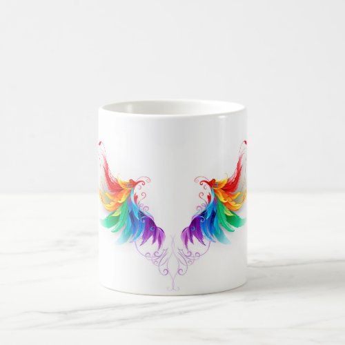 Fluffy Rainbow Wings Magic Mug