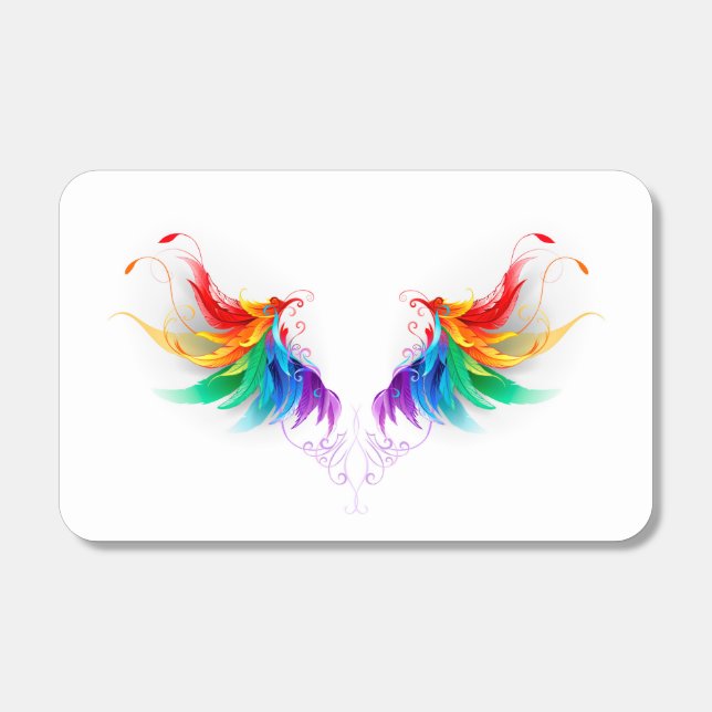 Fluffy Rainbow Wings Matchboxes (Front)