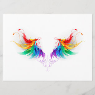 Fluffy Rainbow Wings Menu