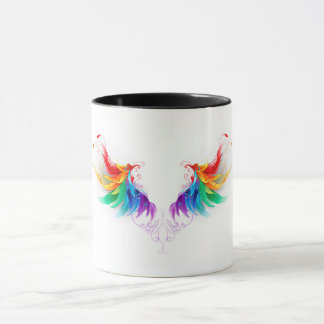 Fluffy Rainbow Wings Mug