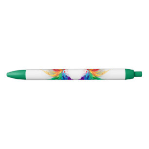 Fluffy Rainbow Wings Pen