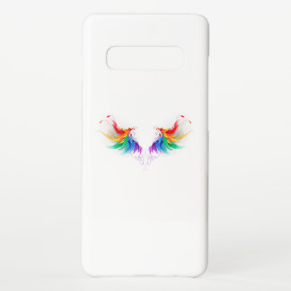 Fluffy Rainbow Wings Samsung Galaxy S10  Case
