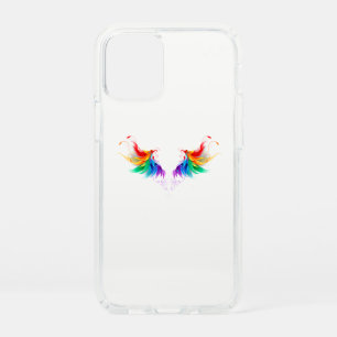 Fluffy Rainbow Wings Speck iPhone 12 Mini Case
