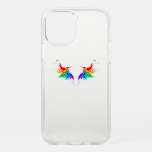 Fluffy Rainbow Wings Speck iPhone 12 Pro Case