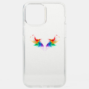 Fluffy Rainbow Wings Speck iPhone 12 Pro Max Case
