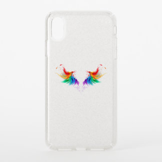 Fluffy Rainbow Wings Speck iPhone XS Max Case