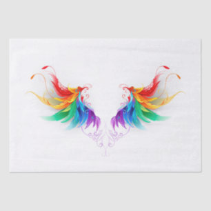 Fluffy Rainbow Wings Tissue Paper