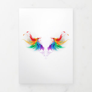 Fluffy Rainbow Wings Tri-Fold Program