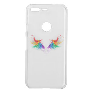 Fluffy Rainbow Wings Uncommon Google Pixel Case