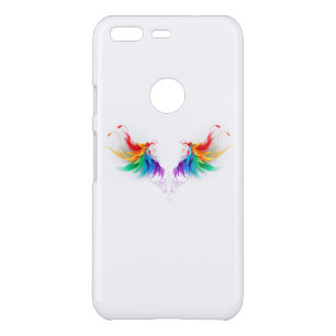 Fluffy Rainbow Wings Uncommon Google Pixel Case