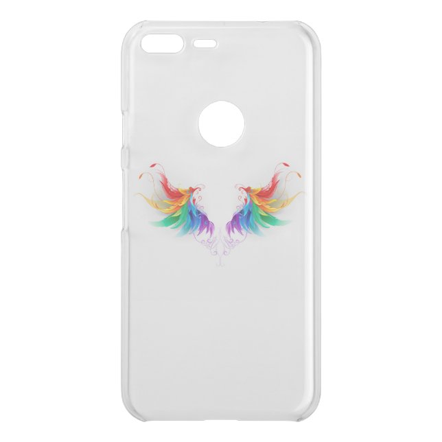Fluffy Rainbow Wings Uncommon Google Pixel XL Case (Back)