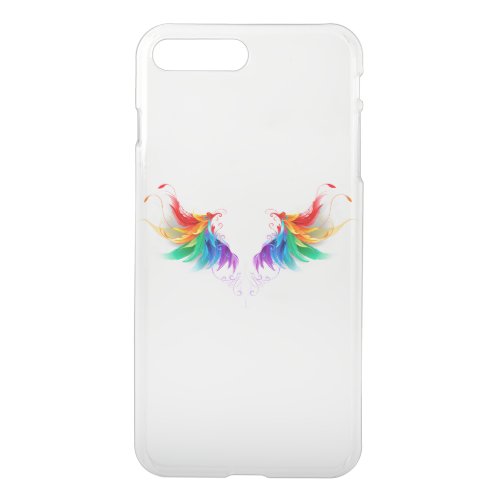 Fluffy Rainbow Wings iPhone 8 Plus7 Plus Case