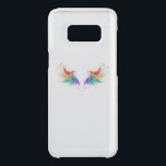 Fluffy Rainbow Wings Uncommon Samsung Galaxy S8 Case<br><div class="desc">Fluffy rainbow wings on a white background.</div>