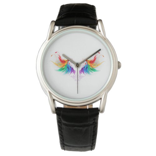 Fluffy Rainbow Wings Watch