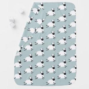 Fluffy sheep baby blanket