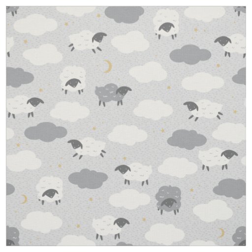 Fluffy Sheep Fabric