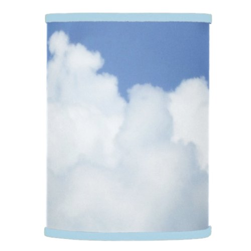 Fluffy White Cloud and Blue Sky Lamp Shade