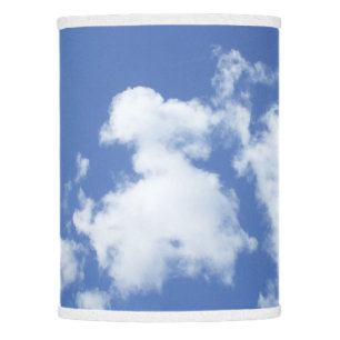 Fluffy White Cloud Shapes Lamp Shade